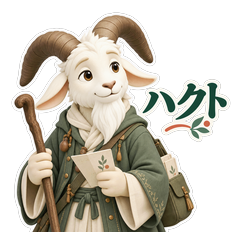 ハクトのLINEスタンプ メインビジュアル
