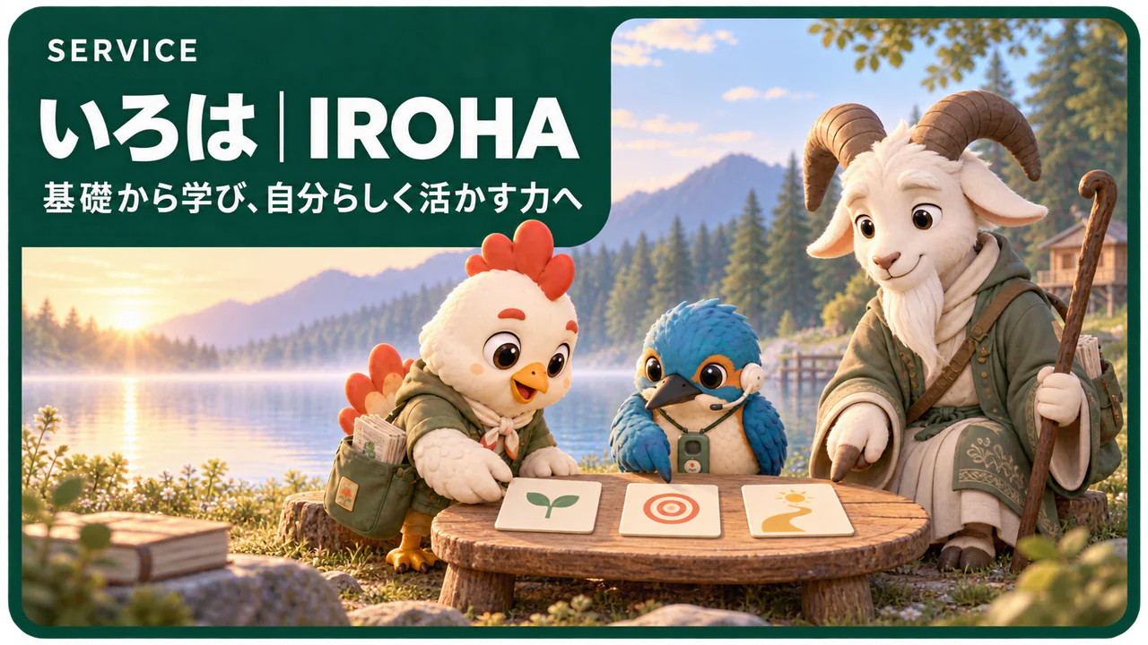 いろは｜IROHA　基礎から学び、自分らしく活かす力へ